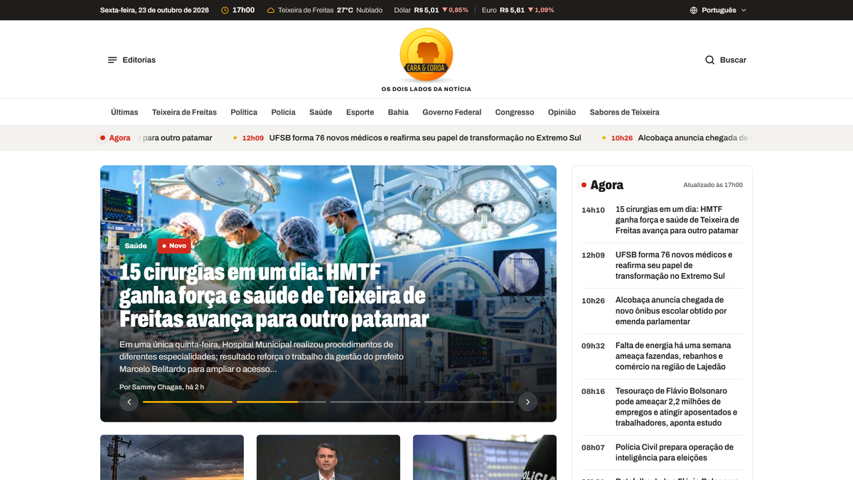 Cara & Coroa — projeto Avory