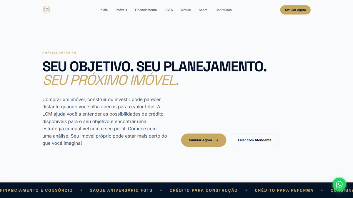 LCMS Negócios — projeto Avory